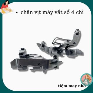 chân vịt mí máy vắt sổ  mí lưỡi gà - bo chun máy vắt sổ 4 chỉ