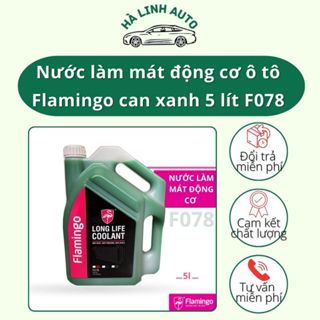 Nước làm mát động cơ ô tô Flamingo can xanh 5 lít F078