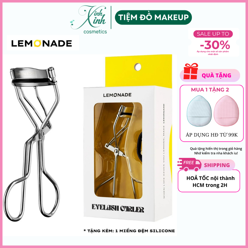 Kẹp mi cong lâu LEMONADE Curler Mi cong không làm gãy mi | XINH XINH COSMETICS