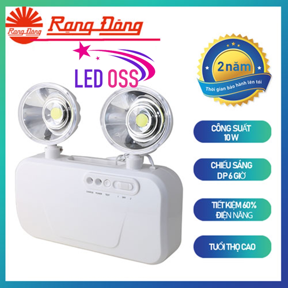 Đèn LED Khẩn cấp 10W Rạng Đông, Model: D KC02/10W