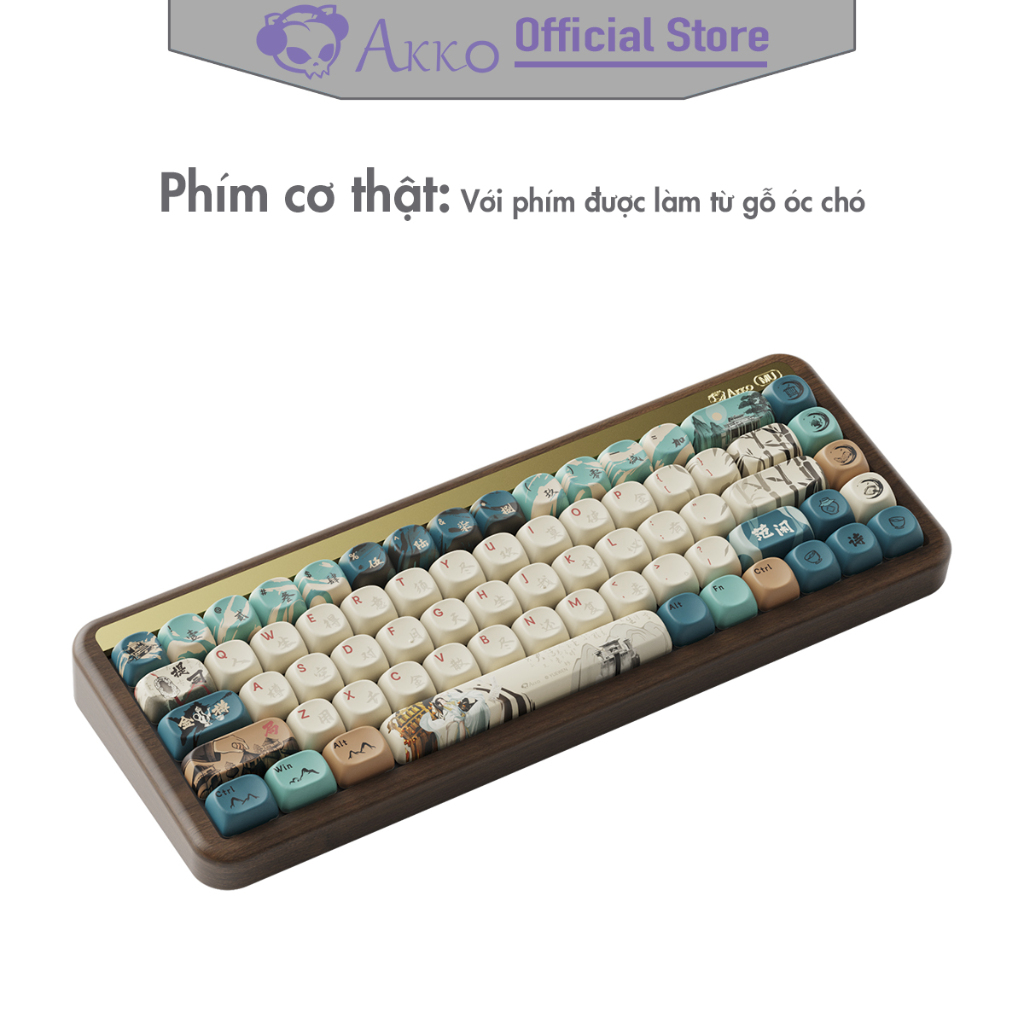 Bàn phím cơ AKKO MU01 Joy of Life [ Hotswap / RGB / Multi-Modes / Switch V3 Piano Pro / 68 Key ] - Hàng Chính Hãng | BigBuy360 - bigbuy360.vn