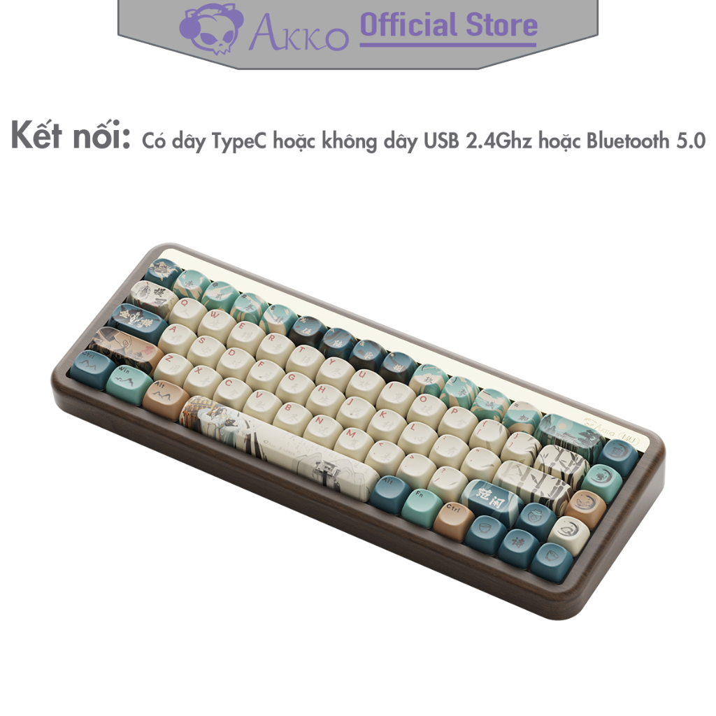 Bàn phím cơ AKKO MU01 Joy of Life [ Hotswap / RGB / Multi-Modes / Switch V3 Piano Pro / 68 Key ] - Hàng Chính Hãng | BigBuy360 - bigbuy360.vn
