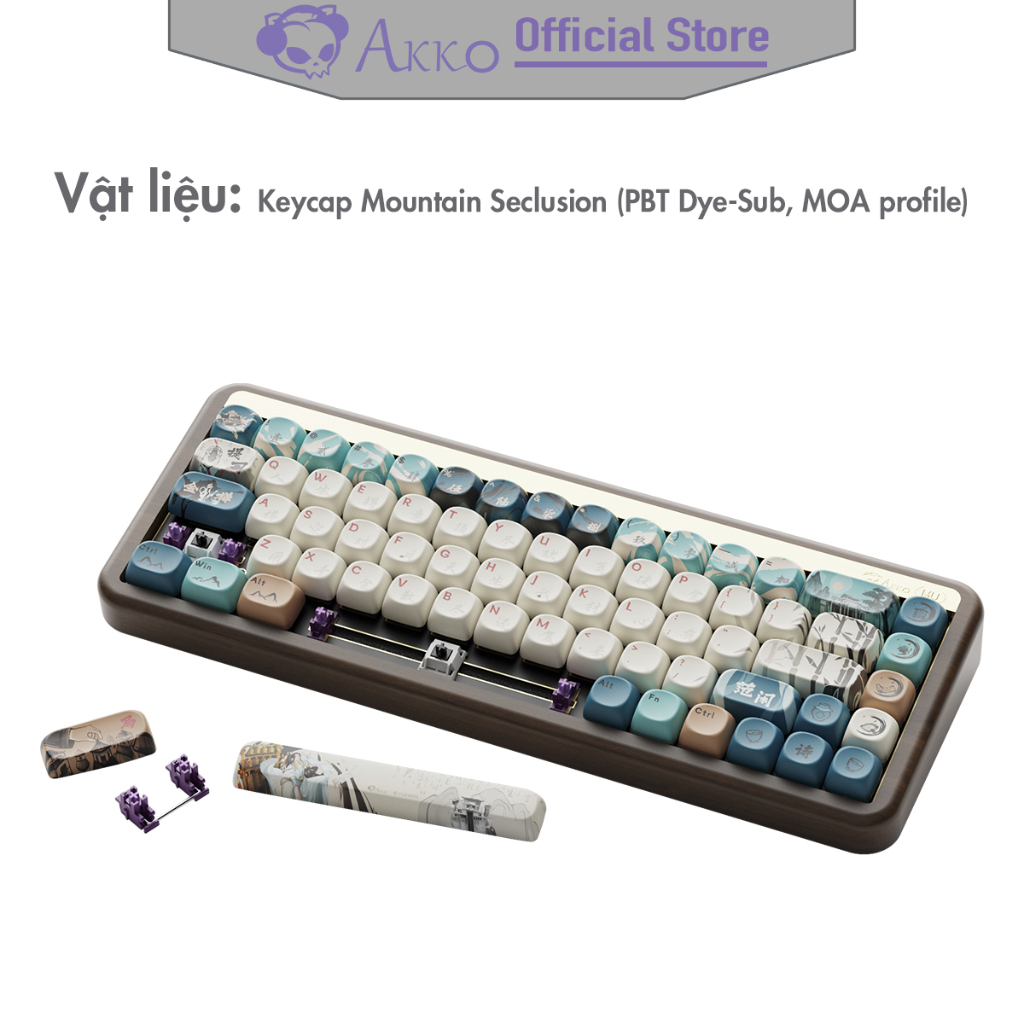 Bàn phím cơ AKKO MU01 Joy of Life [ Hotswap / RGB / Multi-Modes / Switch V3 Piano Pro / 68 Key ] - Hàng Chính Hãng | BigBuy360 - bigbuy360.vn