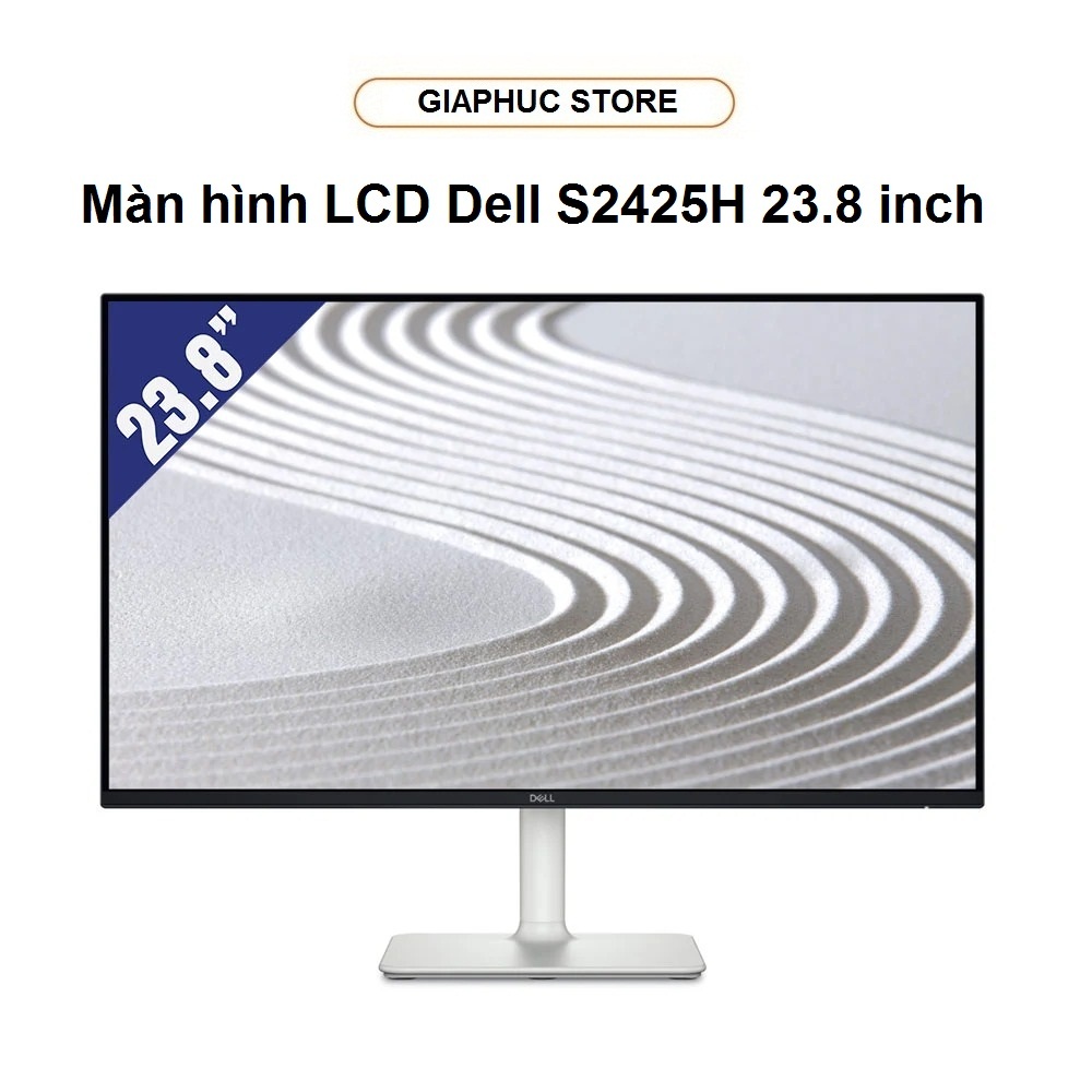 Màn hình LCD Dell S2425H có Loa Kép (23.8 inch/ 1920 x 1080/ 250 cd/m2/ 4ms/ 100Hz) - Bảo Hành Chính
