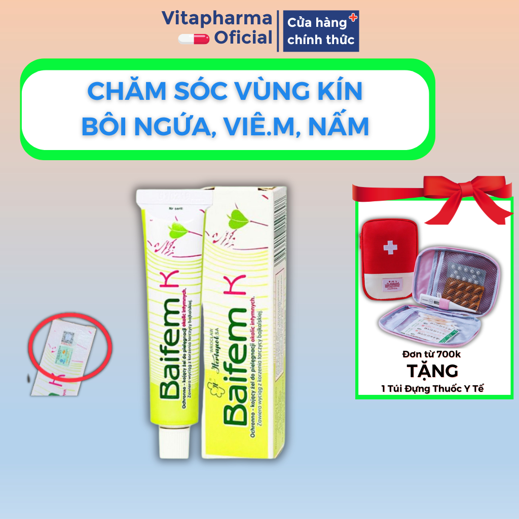 Combo Chăm Sóc Vùng Kín Nữ Betadine, Baifem K, Femfresh Hồng - Giảm Ngứa, Vệ Sinh Vùng Kín, Dưỡng Ẩm