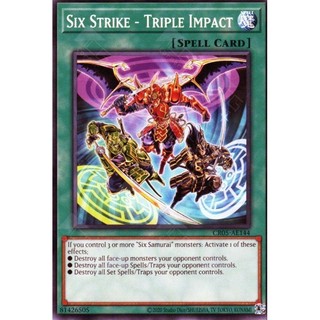 Lá bài Six Strike - Triple Impact (AE) | Common | TeemoStore