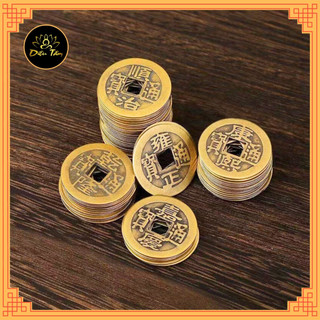 Combo 100 đồng xu phong thủy may mắn