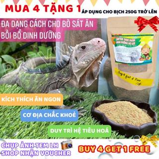 THỨC ĂN JAPTOR FOOD BỘT KHÔ DINH DƯỠNG CỦA Rồng Nam Mỹ IGUANA, RÙA CẠN SULCATA, RỒNG ÚC, BÒ SÁT NÓI CHUNG + Men vi sinh.