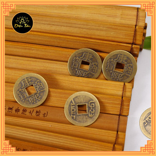100 đồng xu phong thủy may mắn