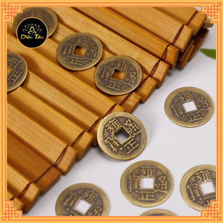 100 đồng xu phong thủy may mắn