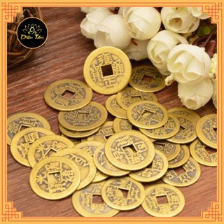 100 đồng xu phong thủy may mắn