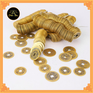 100 đồng xu phong thủy may mắn