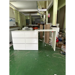 Bàn làm việc, bàn trang điểm đa năng có 6 hộc kéo D160*R40*C80