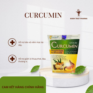GEL DẠ DÀY CURCUMIN GOLDEN HEALTH - giảm viêm loét dạ dày, ợ chua, đau thượng vị.
