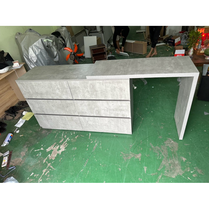 Bàn làm việc, bàn trang điểm đa năng có 6 hộc kéo D160*R40*C80 | BigBuy360 - bigbuy360.vn