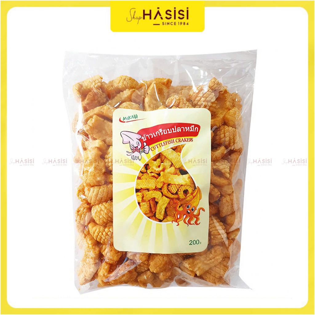 Snack Mực Thái Lan MIKATO - Cuttlefish Crackers 200g