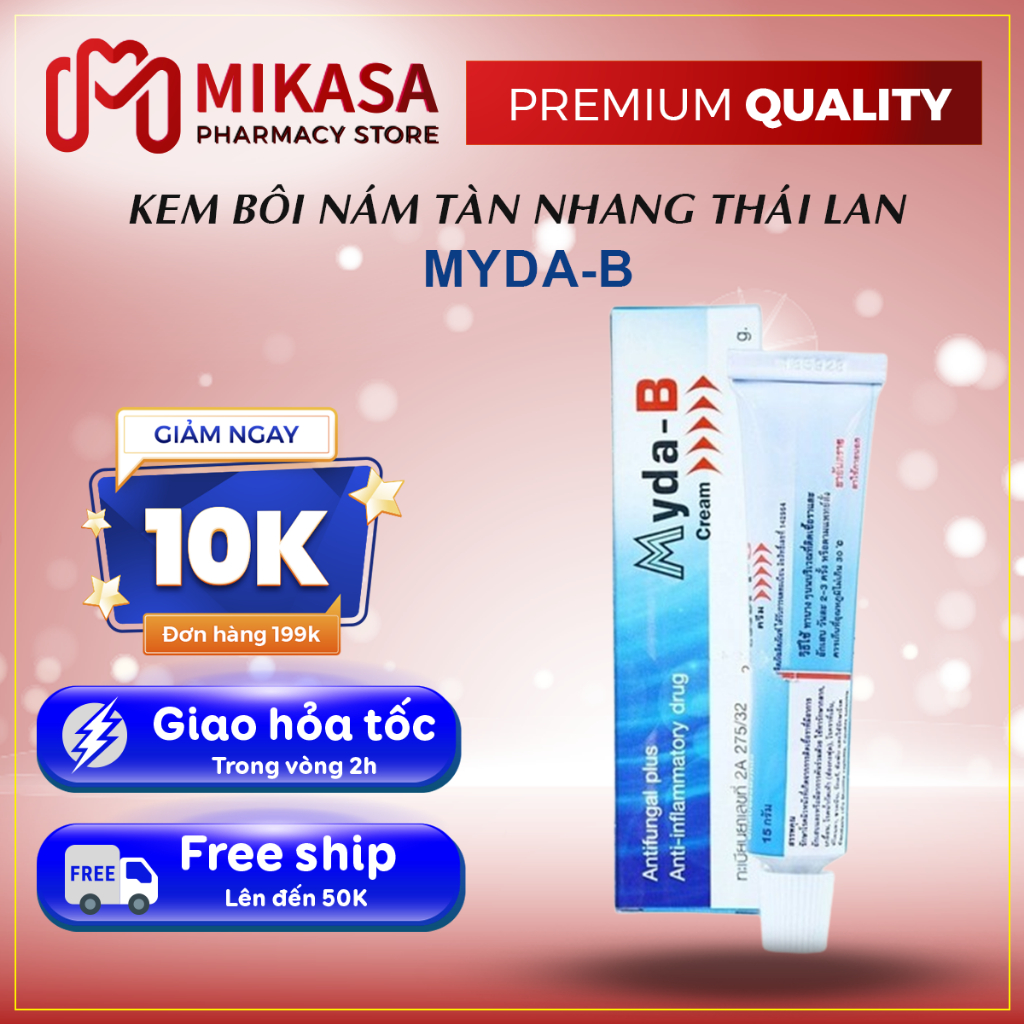 Kem Nám Myda-B Thái Lan 25g - Kem Mờ Nám Tàn Nhang Giúp Dưỡng Trắng Da Myda-B