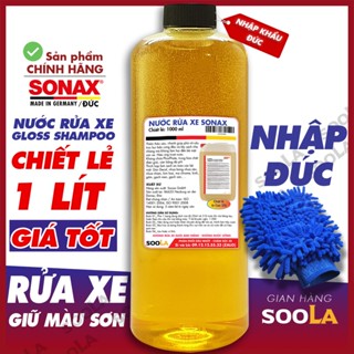 Nước rửa xe Sonax 1000ml chiết lẻ Gloss Shampoo Đức ô tô xe máy