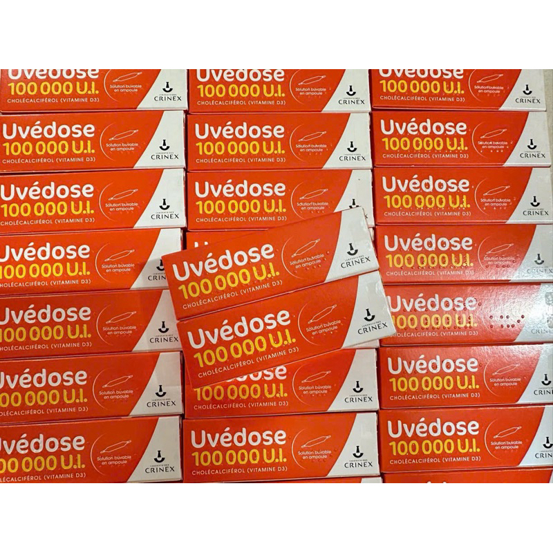 Vitamin D3 liều cao Uvedose Pháp (date 2027)