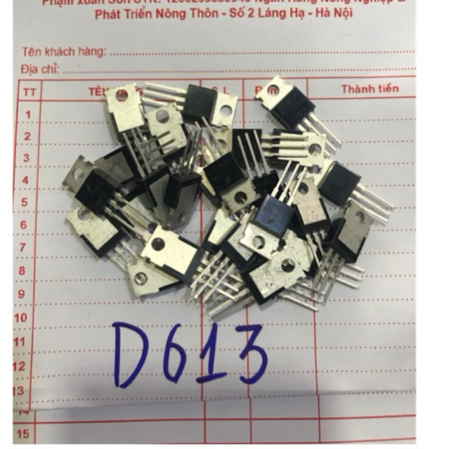 10 con Transistor D613