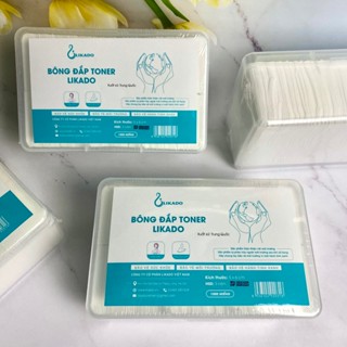 BÔNG ĐẮP LOTION MASK LIKADO 1000 MIẾNG/ HỘP TIỆN LỢI BẢO QUẢN
