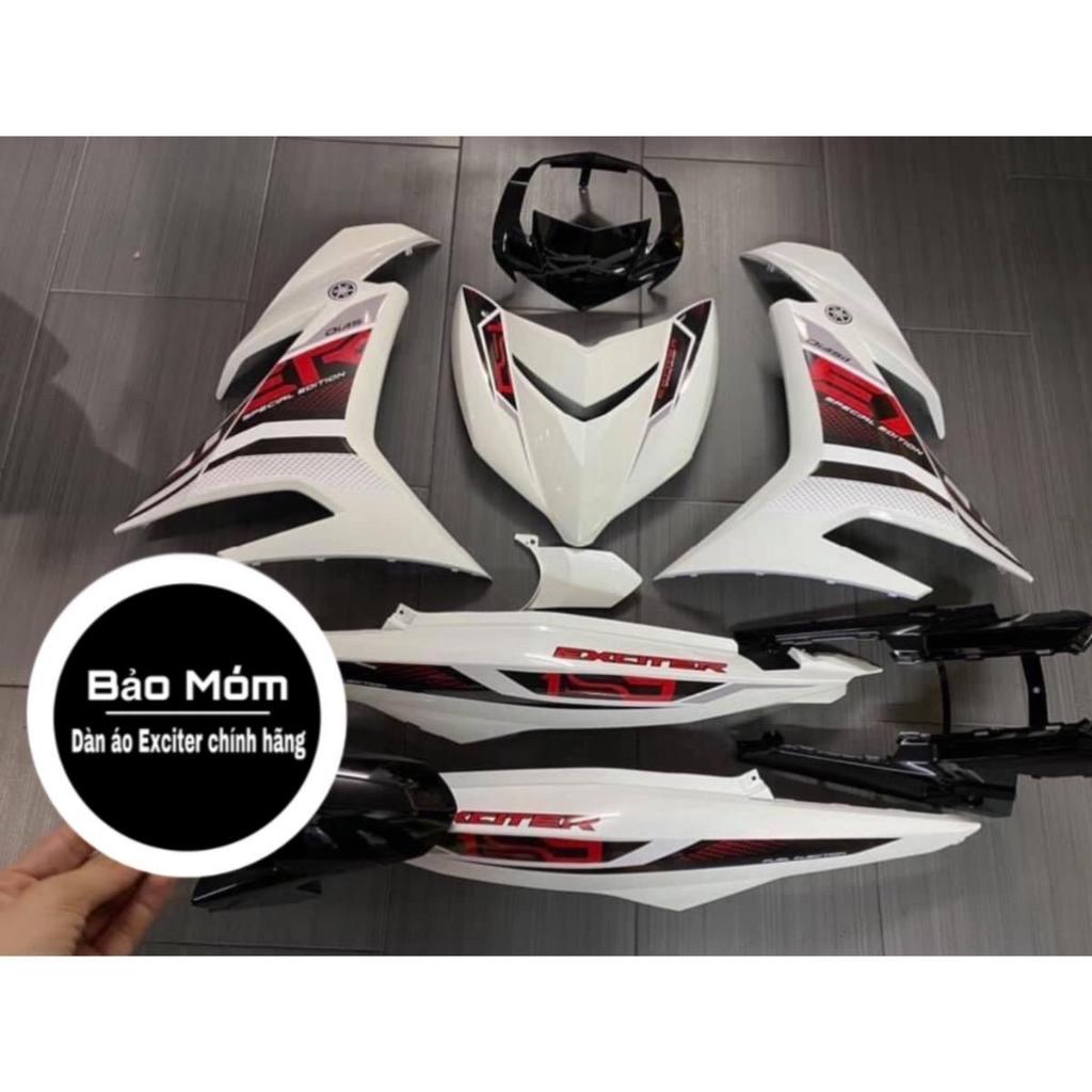 Dàn áo exciter 150 Trắng đen tặng kèm tem như mẫu
