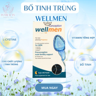 Bổ Tinh Trùng Wellmen Conception E&S Vietnam-Tăng Chất Lượng Tinh Trùng, Cải Thiện Sức Khỏe Nam Giới