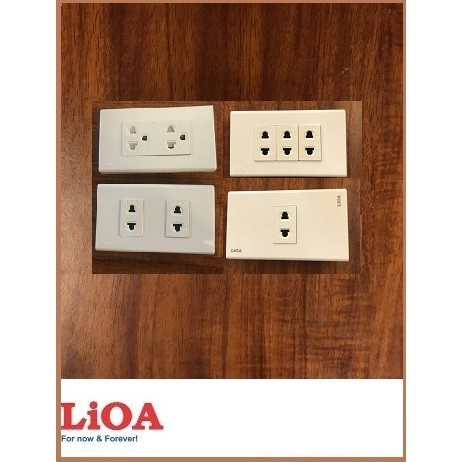 Mặt ổ cắm âm tường Concept Lioa