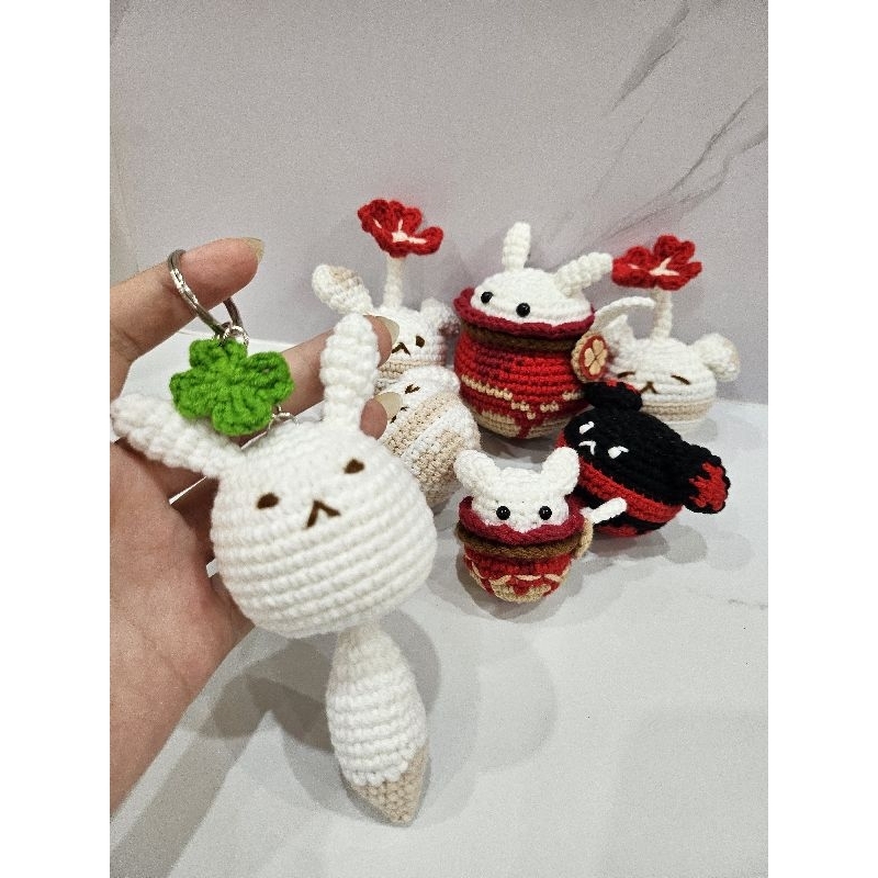 [ORDER 15 NGÀY] Bộ sưu tập móc khóa Klee (Genshin Impact): Dodoco, Bom nảy Jumpy Dumpty
