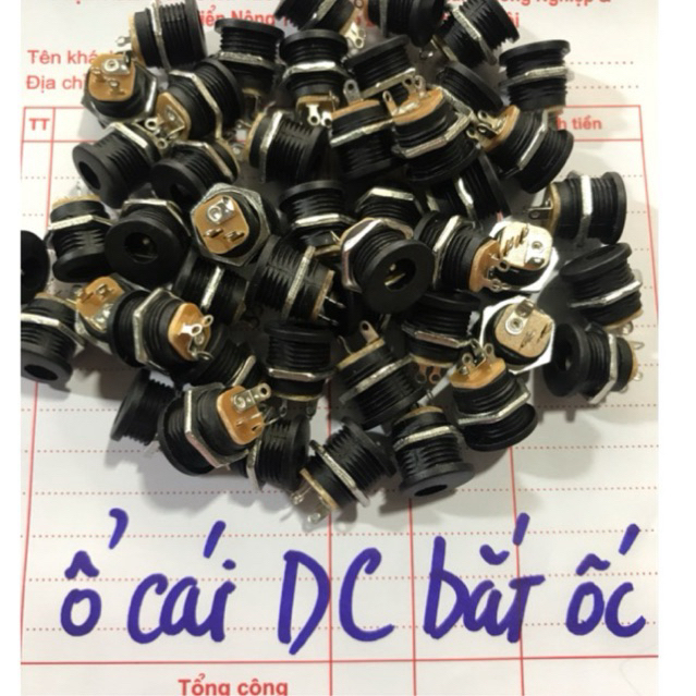 Ổ DC tròn vặn ốc (Giá 100 cái )
