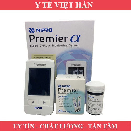 MÁY ĐO ĐƯỜNG HUYẾT NIPRO PREMIER A - XUẤT XỨ HÀN QUỐC - BẢO HÀNH TRỌN ĐỜ