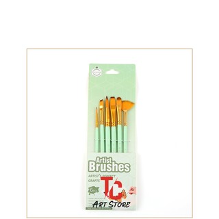 Bộ 6 Cọ Vẽ KEEPSMILING ( Bộ cọ hỗn hợp)