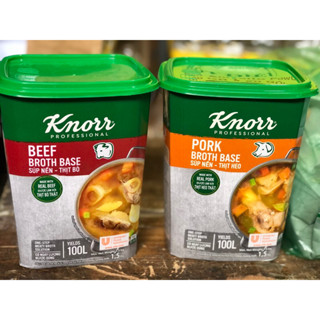[HÀNG CHUẨN - GIÁ SỈ] Súp Nền Thịt Bò, Thịt Heo Knorr 1.5kg mẫu mớiN