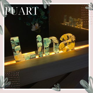 [Mẫu hoa mix] Đèn ngủ hoa khô, đèn decor, đèn trang trí theo tên quà tặng để bàn học, bàn làm việc (Chữ số theo yêu cầu)