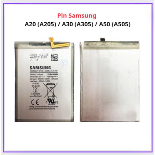 Pin samsung Glaxy A50/A50s/A20/A30/A30s mới chất  lượng tốt
