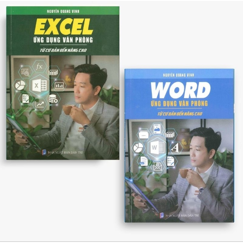 Combo 2 Cuốn Excel Ứng Dụng Văn Phòng Từ Cơ Bản Đến Nâng Cao & Word Ứng Dụng Văn Phòng Từ Cơ Bản Đến