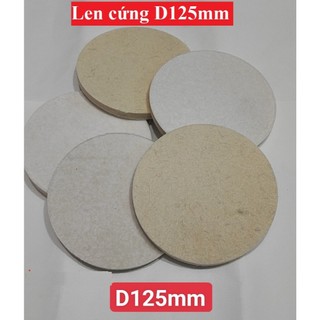len cứng (dán vào bánh chà đánh bóng thô)