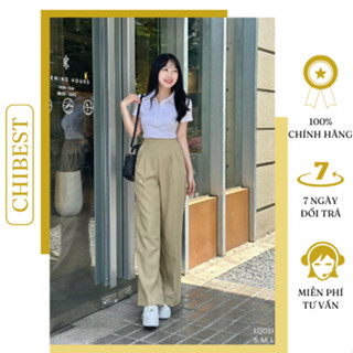 Quần tây suông dây kéo hông CHIBEST LQD31