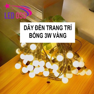 [Phong Cách Châu Âu] Dây đèn Trang Trí Ngoài Trời Đui E27 10 Met 20 Bóng dùng cho quán cà phê, trà chanh, trà sữa