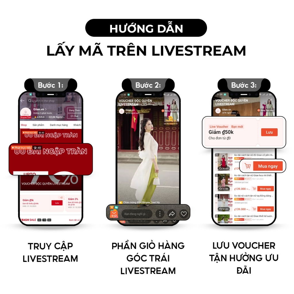 Áo dài cách tân nữ hoa nhí Giian dáng suông 4 tà thiết kế cổ tròn tay loe họa tiết in nổi đính nơ ngọc thủ công AD1383 | BigBuy360 - bigbuy360.vn