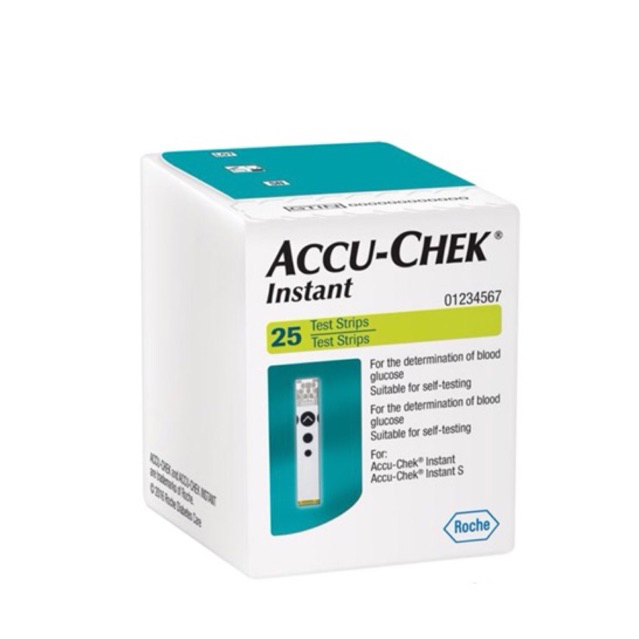 (GIAO NHANH 30 PHUT) Que thử đường huyết ACCU-CHEK INSTANT (08/2026)