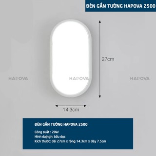 Đèn ốp tường vệ sinh HAPOVA DYSER 2500