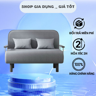 Ghế Sofa Giường Gấp Gọn Đơn Và Mở Ra Thành Giường SFB001, Chân Trụ Khung Thép Chắc Chắn