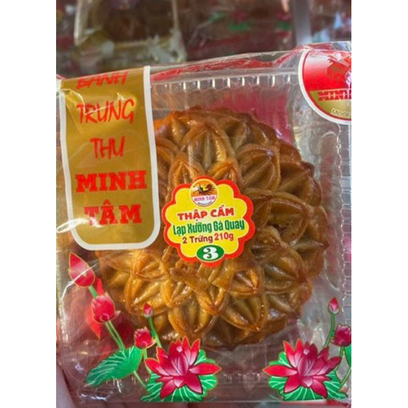 Bánh trung thu Minh Tâm 200gr loại 2trứng,1 trứng
