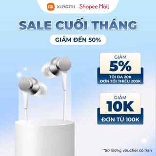 Tai Nghe Xiaomi Mi In-Ear Headphones Basic | Nghe nhạc, Chơi Game, Gọi điện, Thu âm | Hàng Chính Hãng