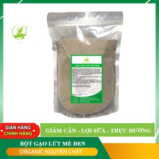  Bột gạo lứt mè đen giảm cân lợi sữa sau sinh rang thơm cực mịn  500gram-1kg  