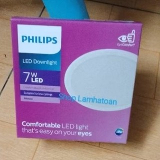 ĐÈN LED ÂM TRẦN 7W D90 59445 PHILIPS