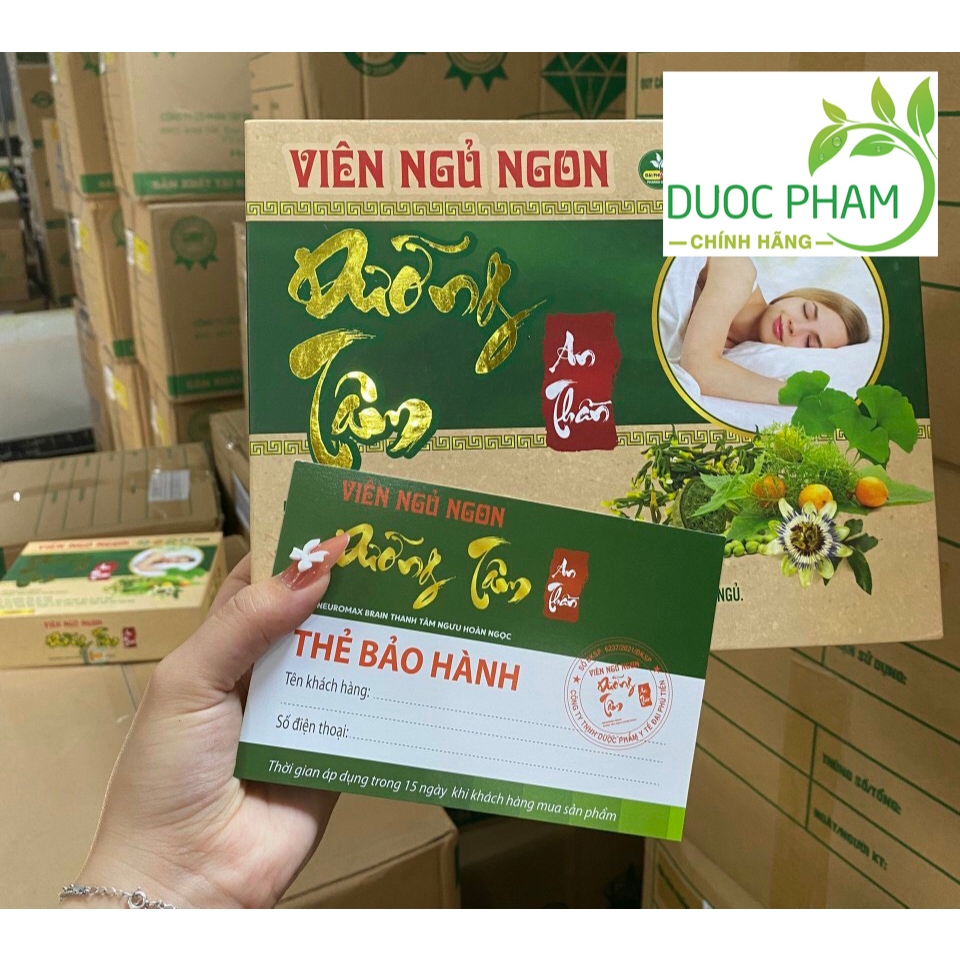SET 2 lọ Viên ngủ ngon dưỡng tâm an thần bồi dưỡng cơ thể giúp ăn ngon ngủ sâu giấc