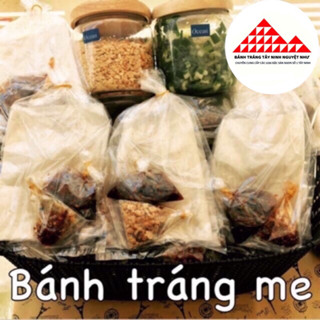 Combo 5 bịch bánh tráng me đặc sản Tây Ninh, bánh tráng phơi sương sốt me nhà làm - Bánh tráng Tây Ninh Nguyệt Như