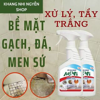 TẨY GẠCH ĐA NĂNG MORI, TẨY TRẮNG BỀ MẶT GẠCH, ĐÁ, MEN SỨ, CHÀ RON GẠCH
